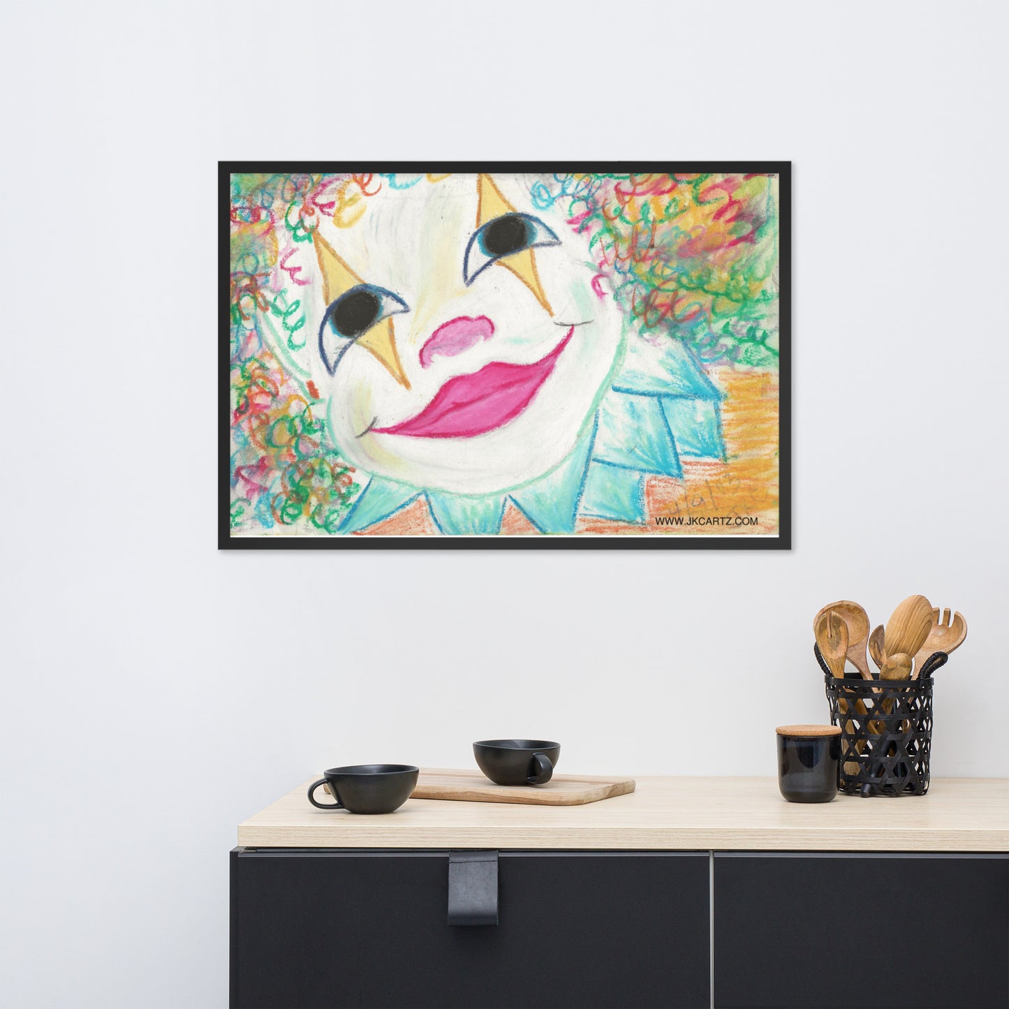 Clowing Around Jkc Artz Gallery Framed Poster