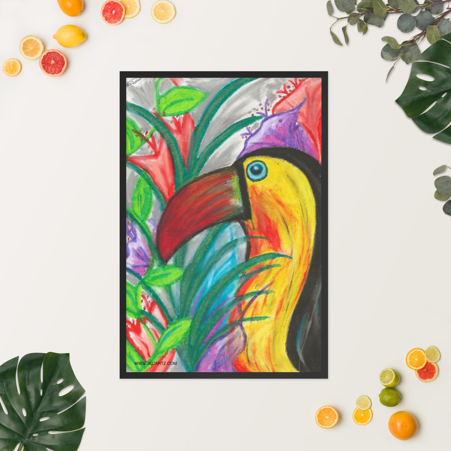 Tucan Jkc Artz Gallery Framed Poster