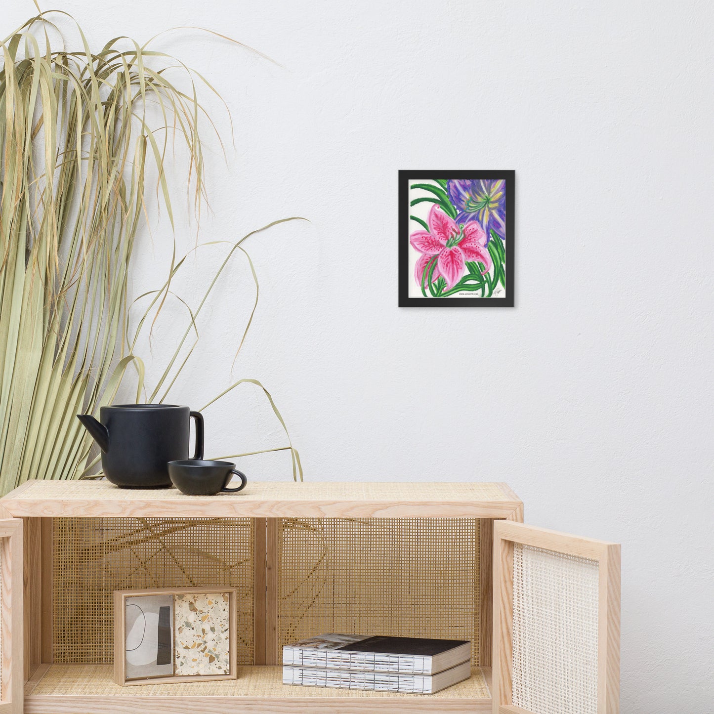Flower Power Jkc Artz Gallery Framed Poster