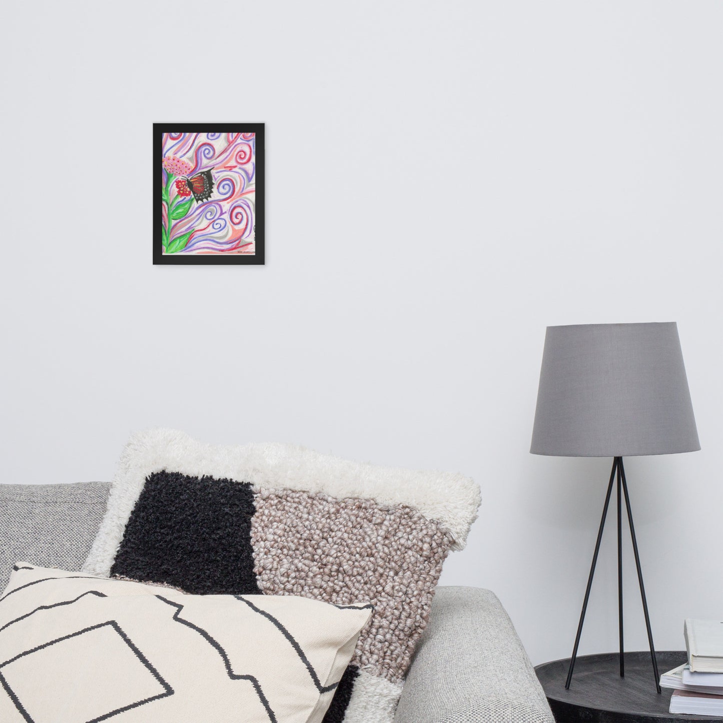Whimsical Butterfly Jkc Artz Gallery Framed Poster