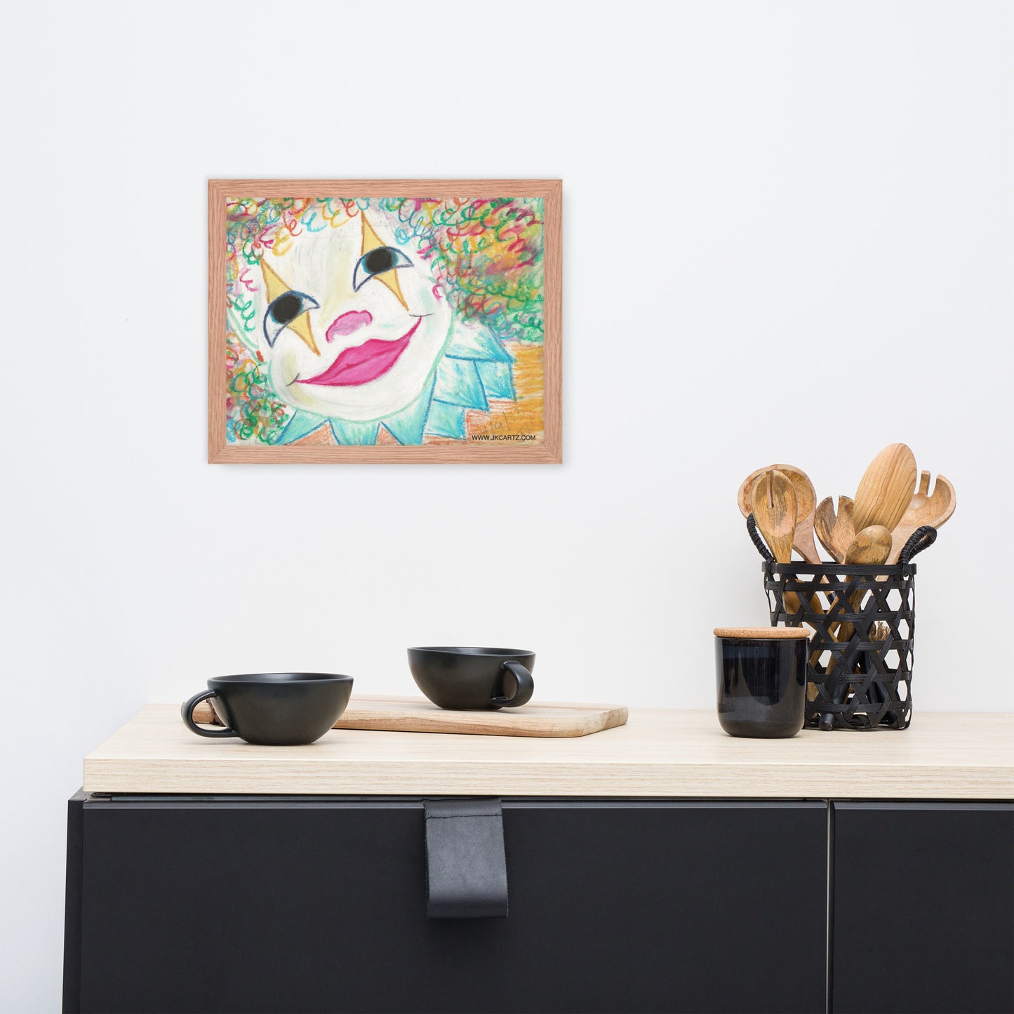 Clowing Around Jkc Artz Gallery Framed Poster