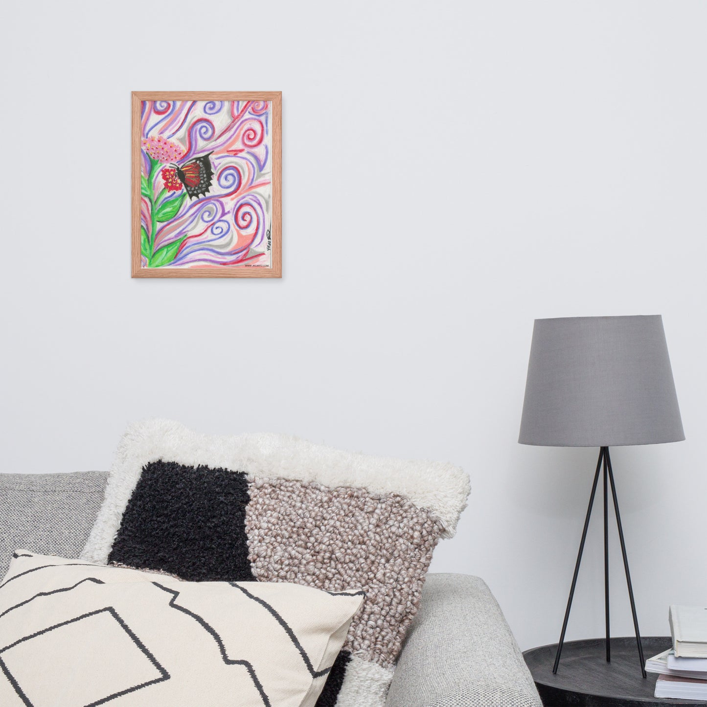 Whimsical Butterfly Jkc Artz Gallery Framed Poster