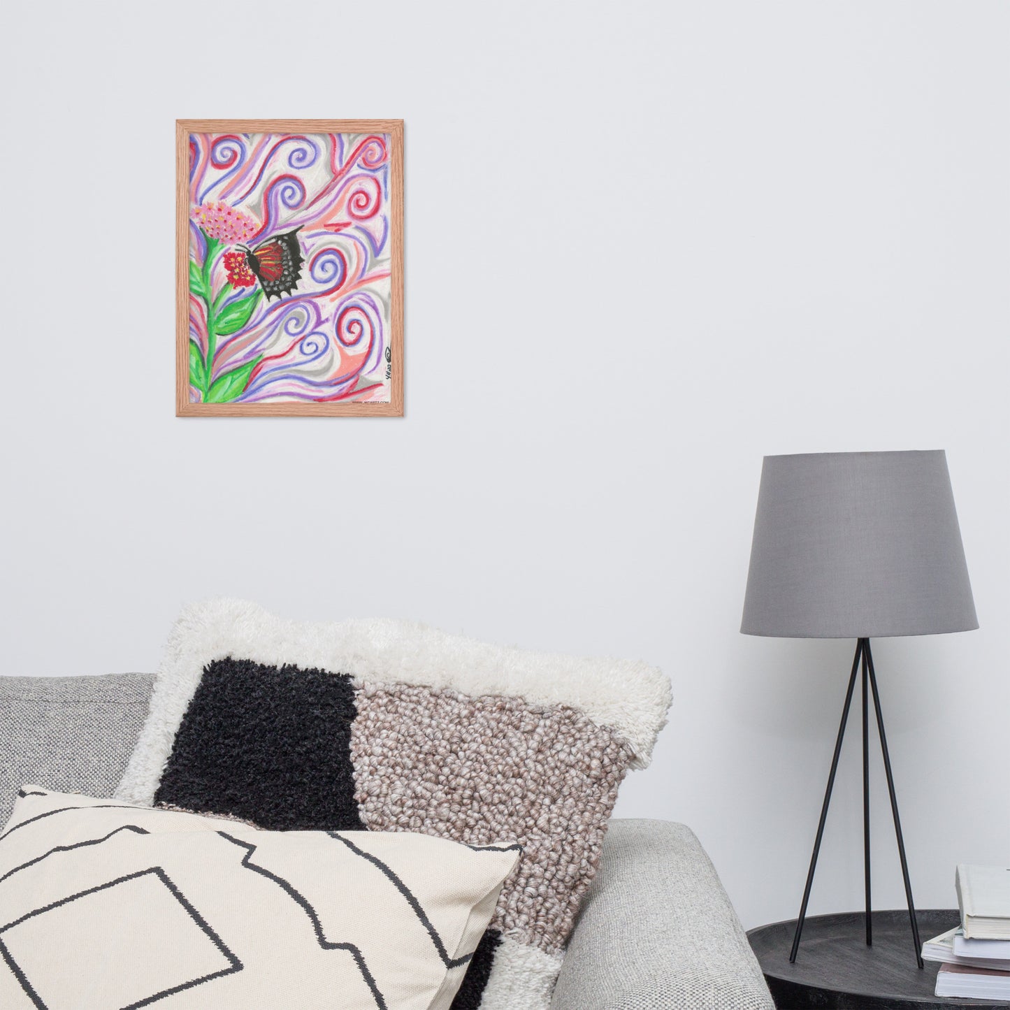 Whimsical Butterfly Jkc Artz Gallery Framed Poster