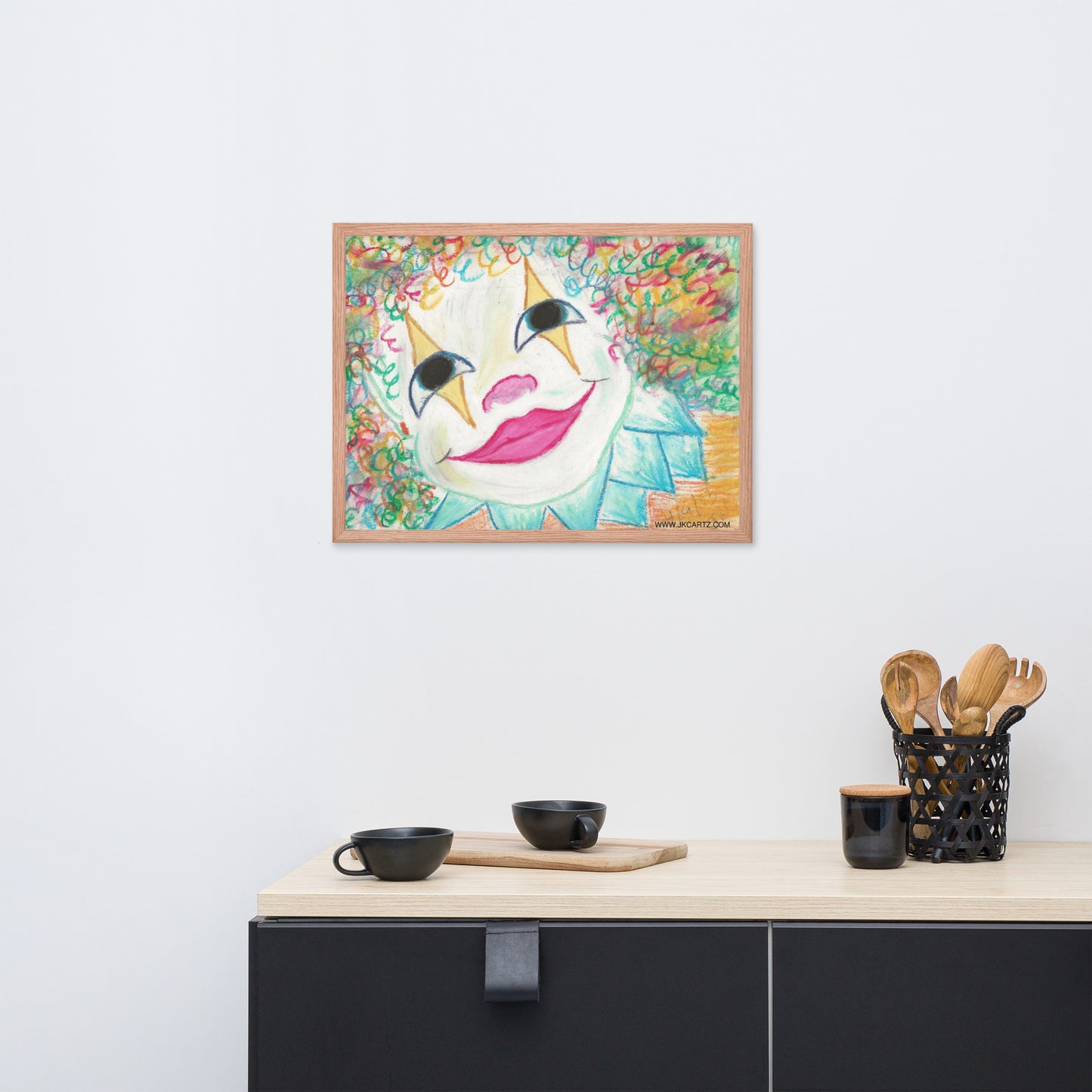 Clowing Around Jkc Artz Gallery Framed Poster