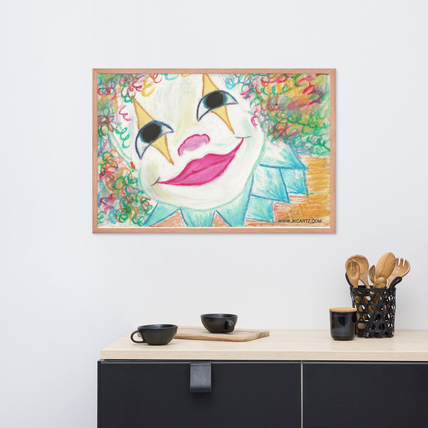 Clowing Around Jkc Artz Gallery Framed Poster