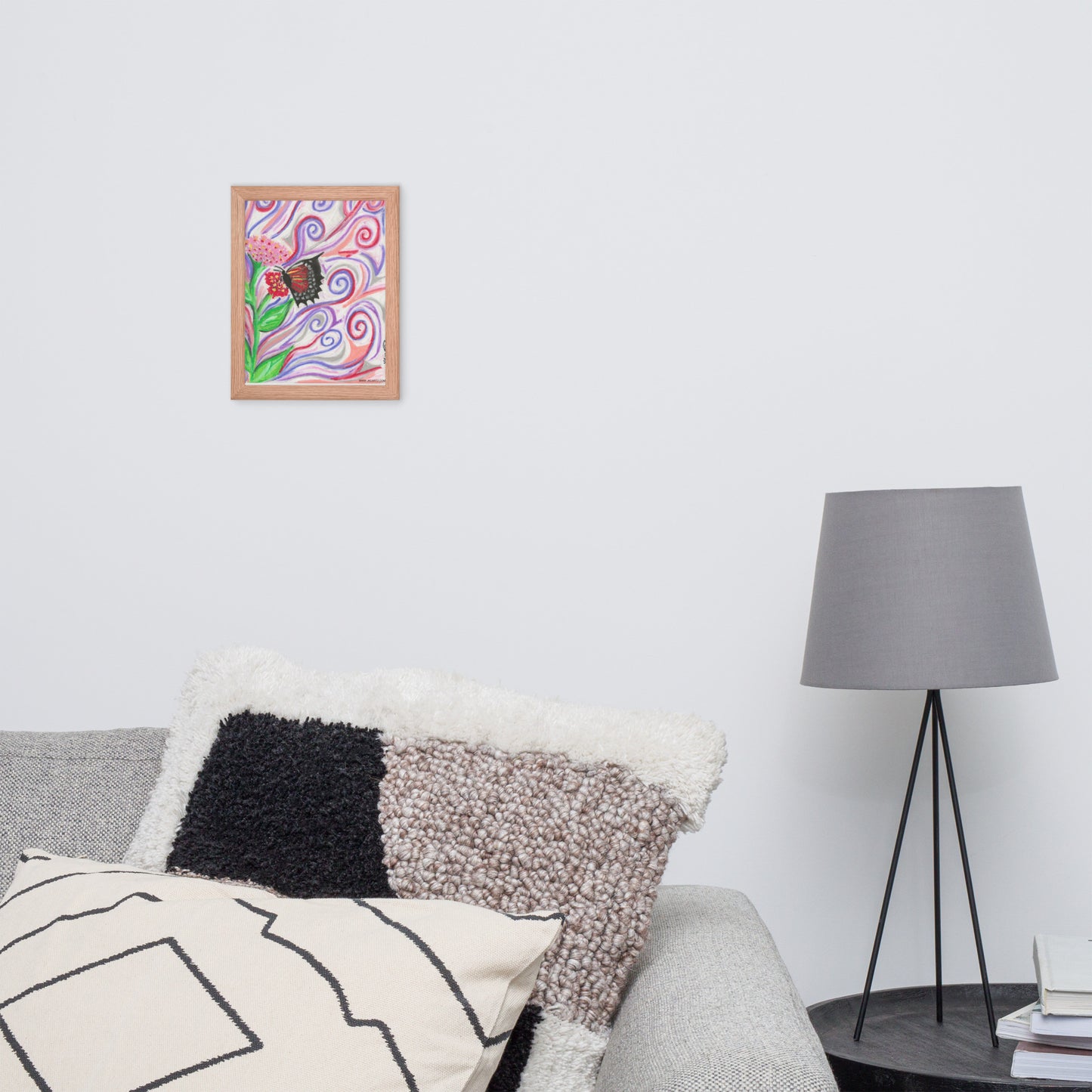 Whimsical Butterfly Jkc Artz Gallery Framed Poster