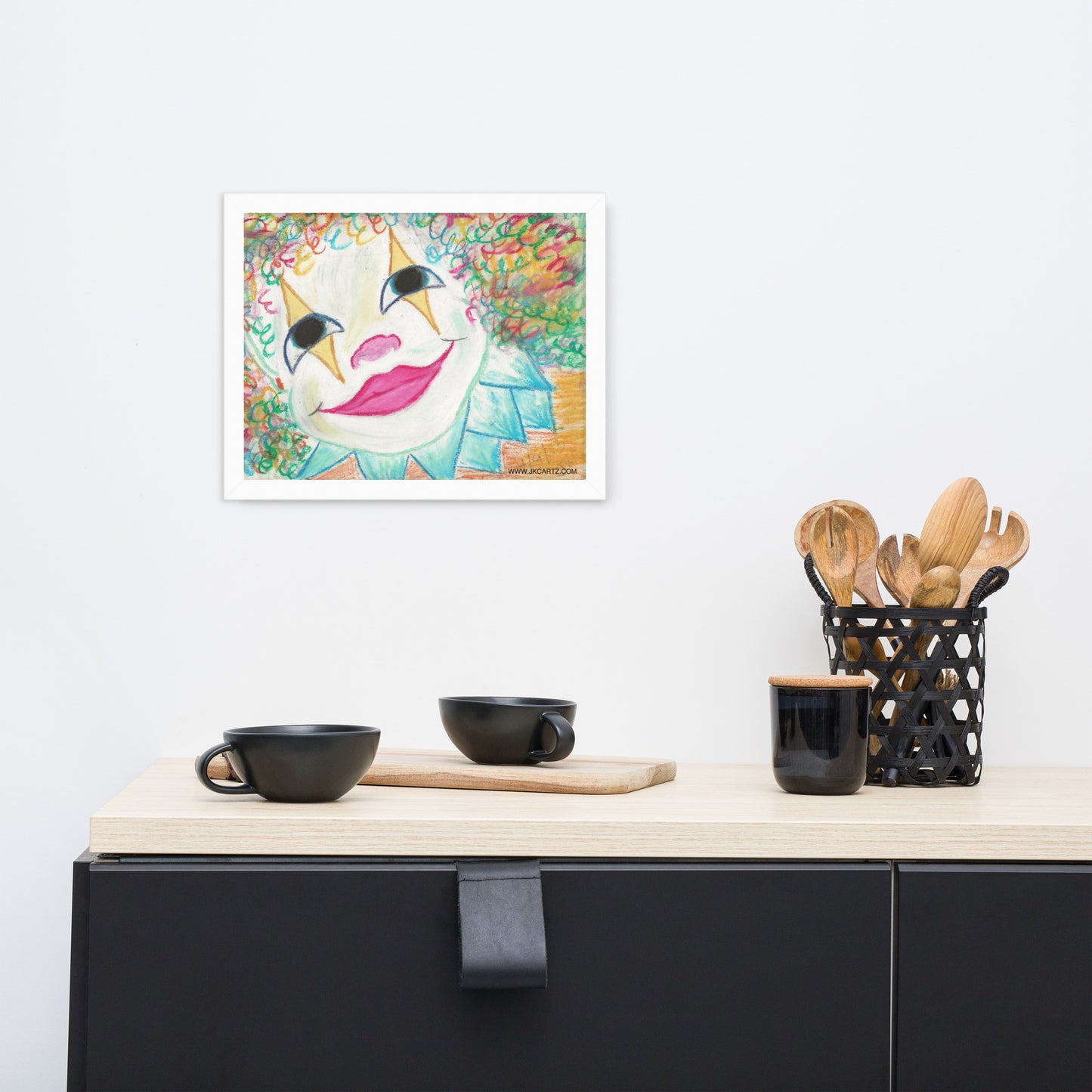 Clowing Around Jkc Artz Gallery Framed Poster