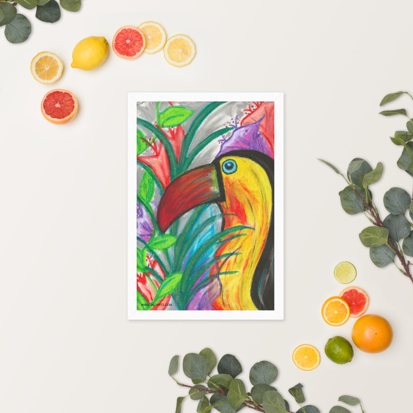 Tucan Jkc Artz Gallery Framed Poster