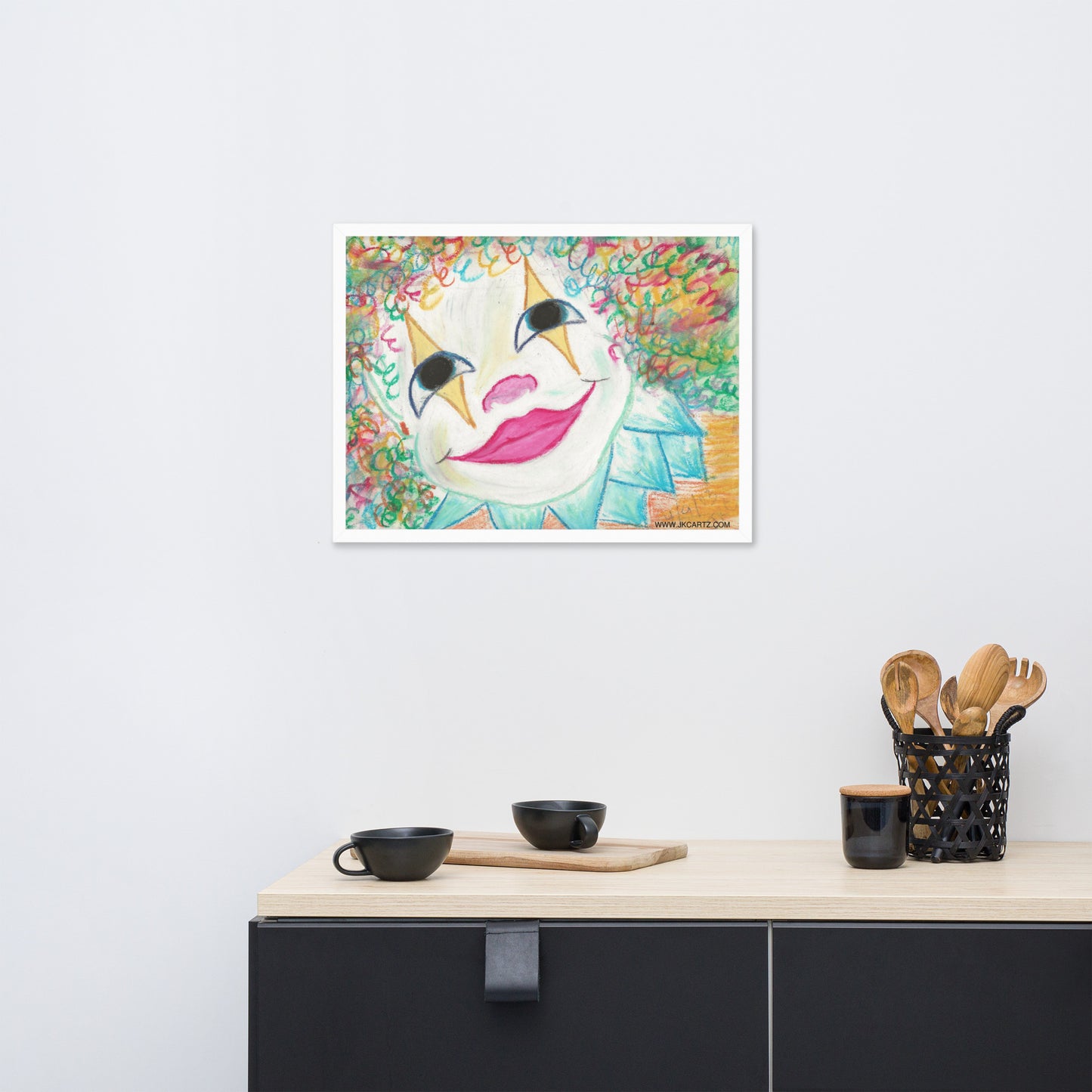Clowing Around Jkc Artz Gallery Framed Poster