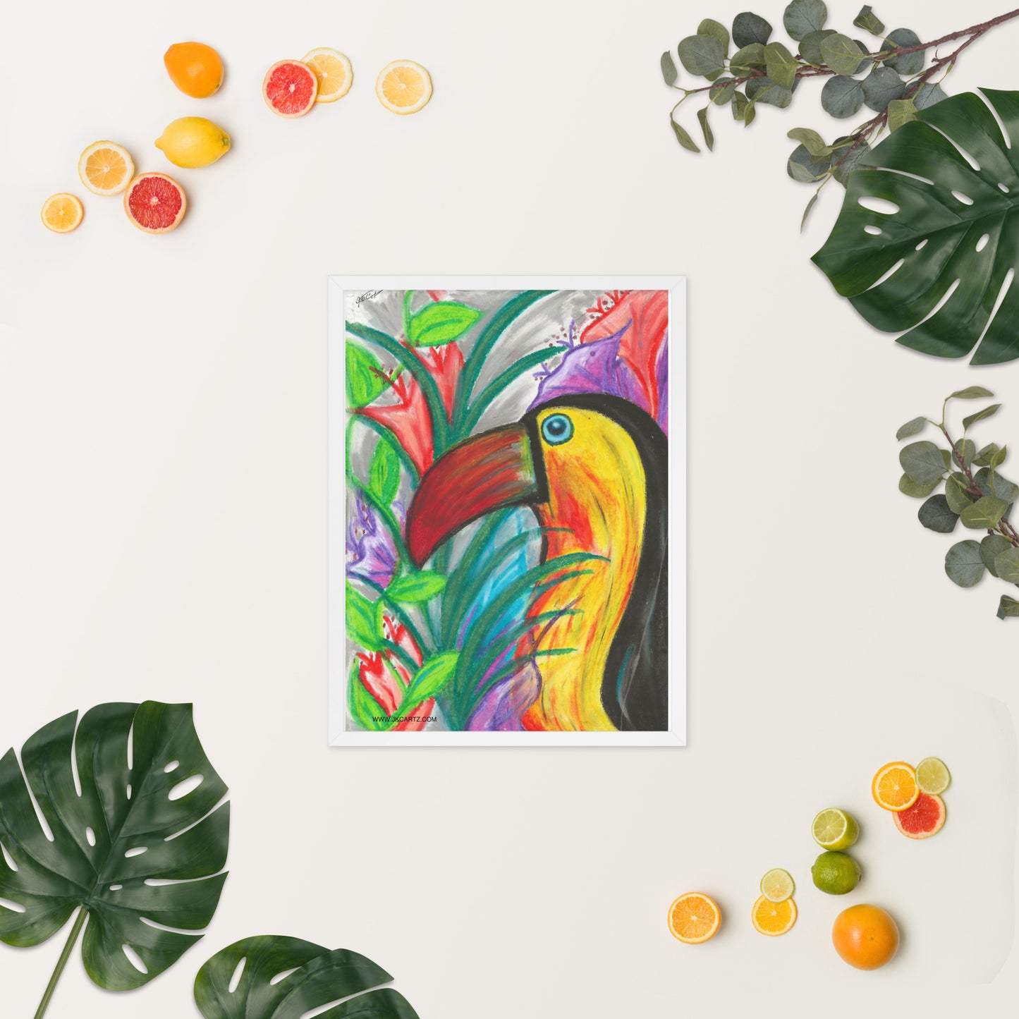 Tucan Jkc Artz Gallery Framed Poster