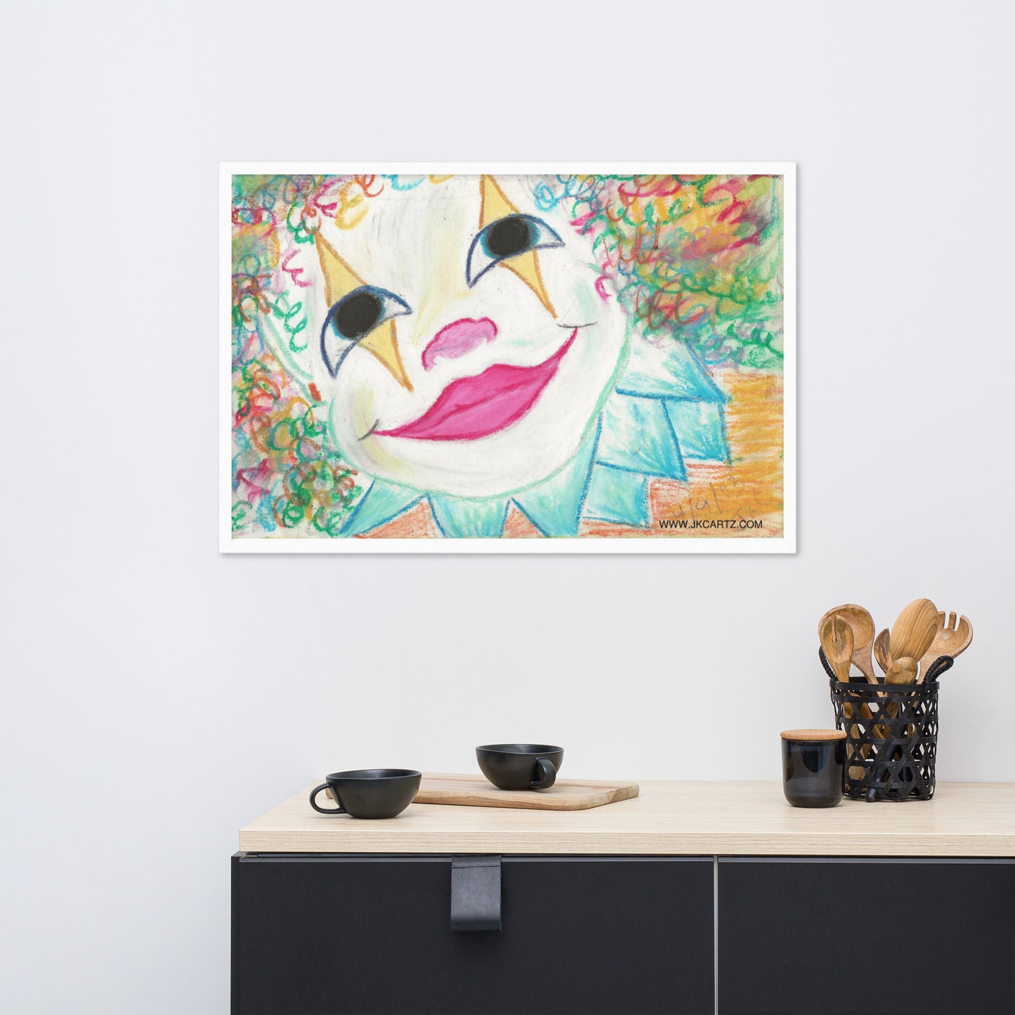 Clowing Around Jkc Artz Gallery Framed Poster