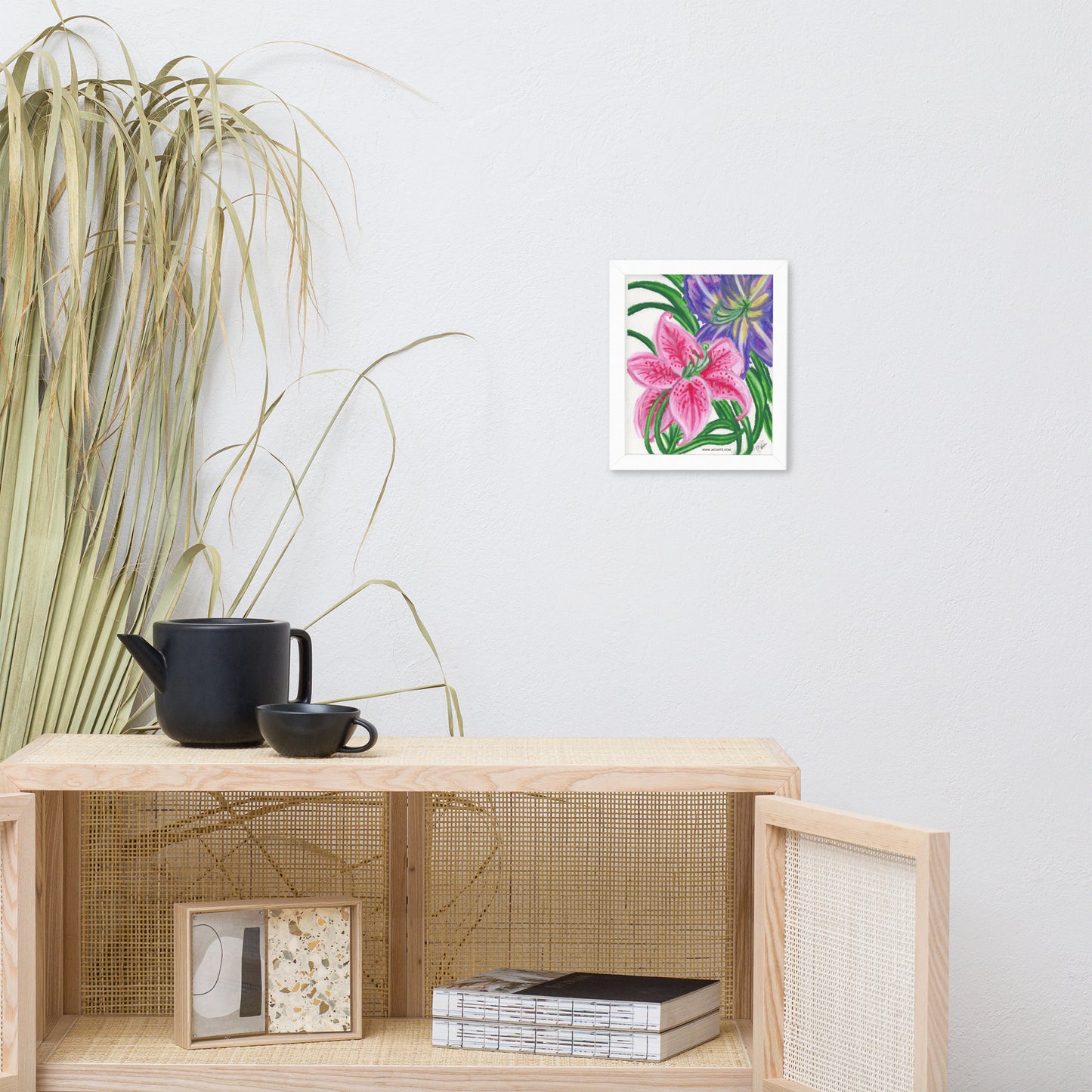 Flower Power Jkc Artz Gallery Framed Poster