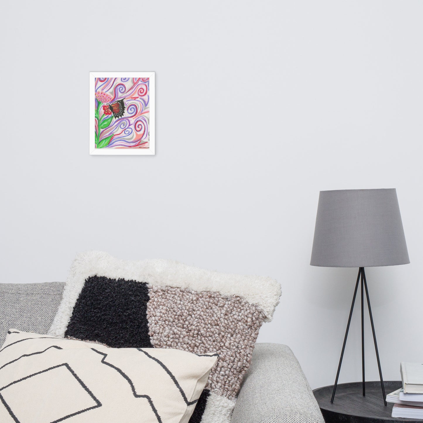 Whimsical Butterfly Jkc Artz Gallery Framed Poster