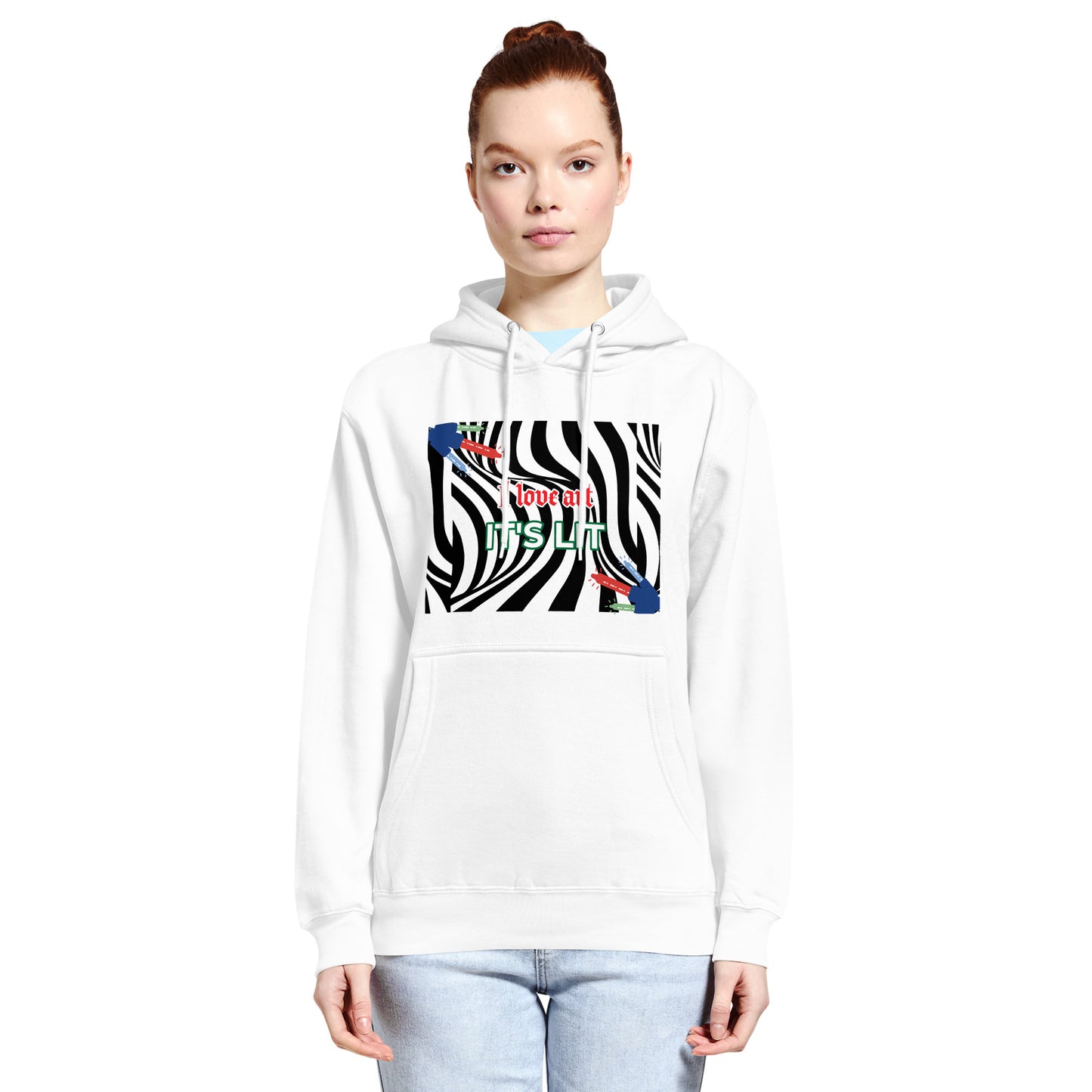 I Love Art......(Unisex) Premium Mid-Weight Hoodie