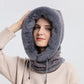 Winter Thick Plush Hoodie Hat