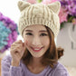 *NEW* Cute Knitted Cat Ear Beanie For Winter