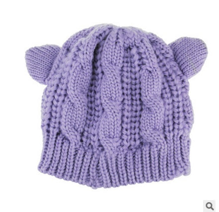 *NEW* Cute Knitted Cat Ear Beanie For Winter