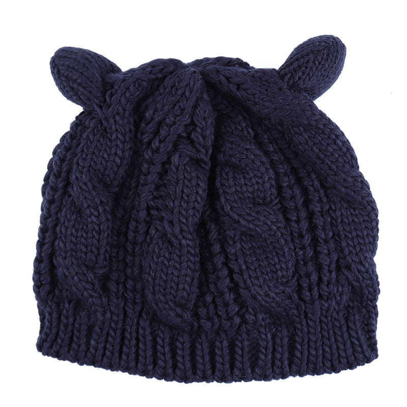 *NEW* Cute Knitted Cat Ear Beanie For Winter