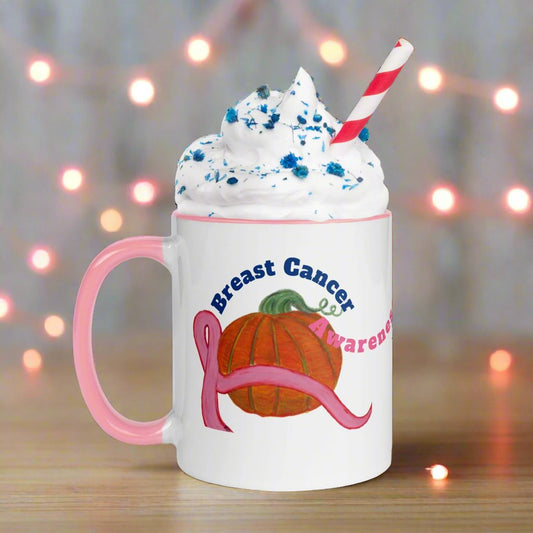 *New* Breast Cancer Awareness Pumpkin Mug