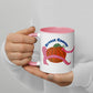 Breast Cancer Awareness Inspired Mug with Color Inside