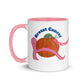 Breast Cancer Awareness Inspired Mug with Color Inside