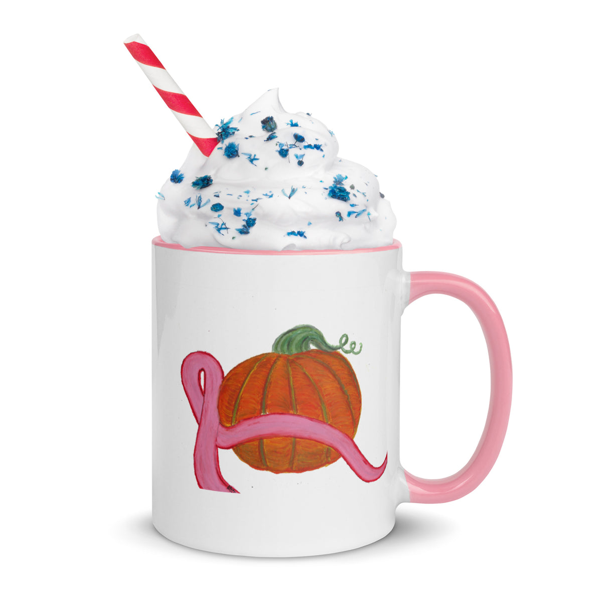 Breast Cancer Awareness Inspired Mug with Color Inside