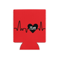 Art-Beat Blue/Red Can Cooler