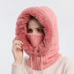 Winter Thick Plush Hoodie Hat