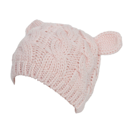 *NEW* Cute Knitted Cat Ear Beanie For Winter