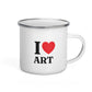 *NEW* I Love Art Enamel Mug