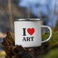 *NEW* I Love Art Enamel Mug