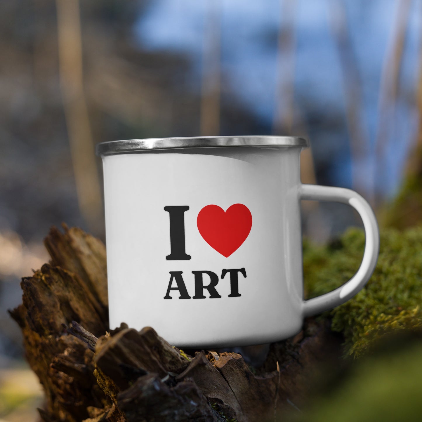 *NEW* I Love Art Enamel Mug