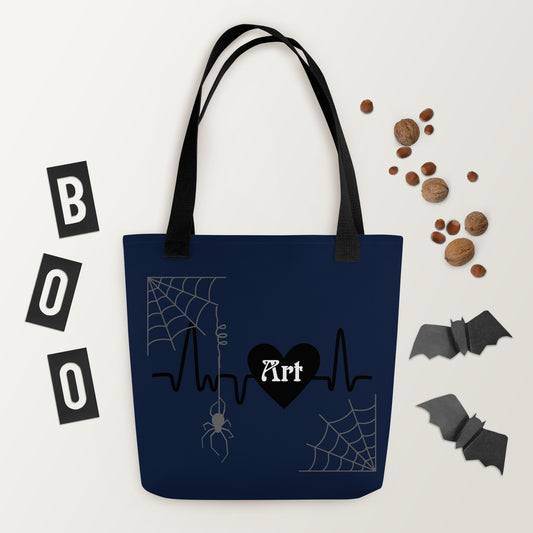 Art-Beat Dark Collection **Halloween** Special Edition Navy Blue Tote Bag