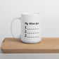 My Wish List White Glossy Mug