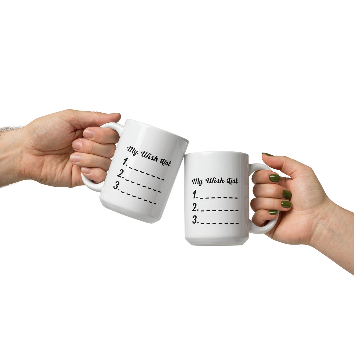 My Wish List White Glossy Mug