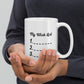 My Wish List White Glossy Mug