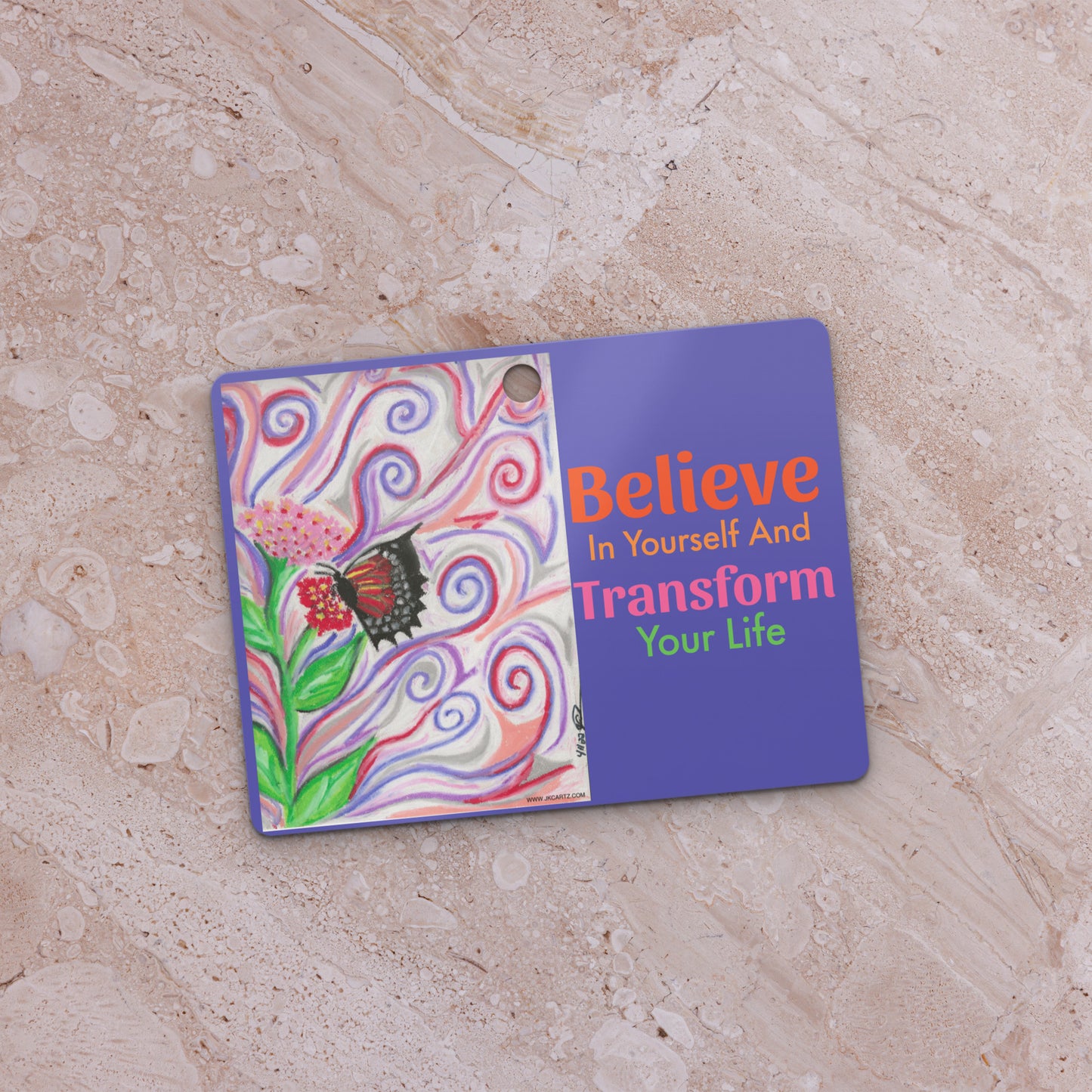 Believe in yourself..... Metal Ornament