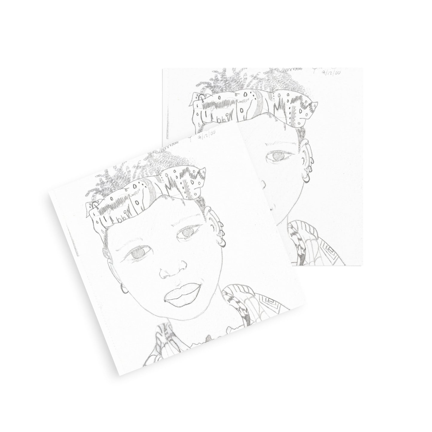 *NEW* African Girl_2000 Post-It Notes