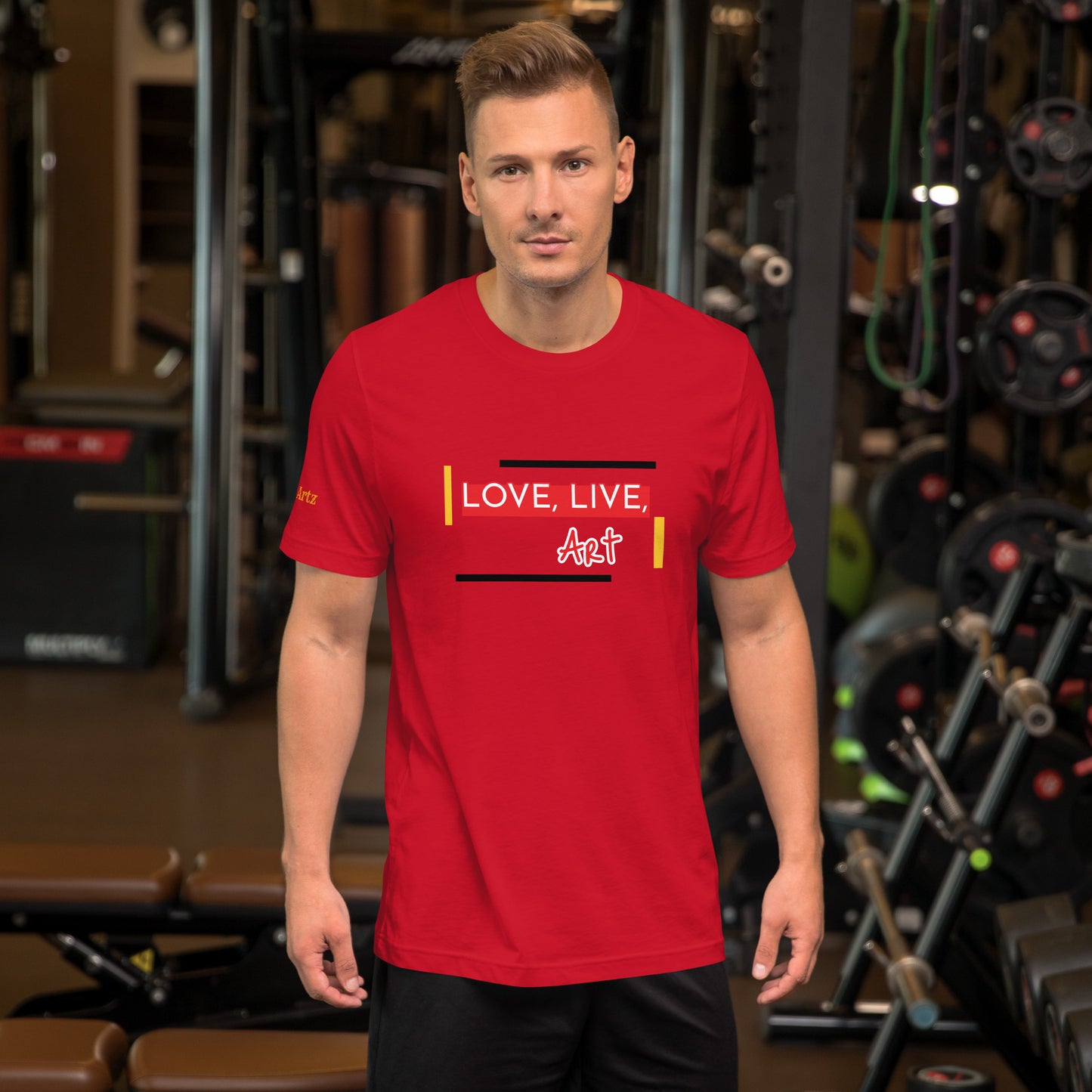 *New* Love, Live, Art Unisex T-Shirt