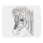 JKC Artz Gallery Zebra Time Mouse Pad