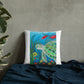 Sea Turtle Jkc Artz Gallery Basic Pillow