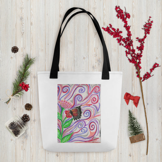 Whimsical Butterfly Jkc Artz Gallery Tote Bag